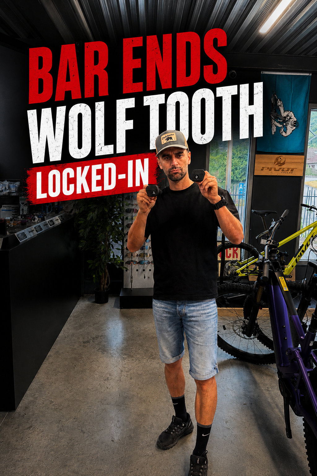 BAR ENDS WOLF TOOTH LOCKED-IN