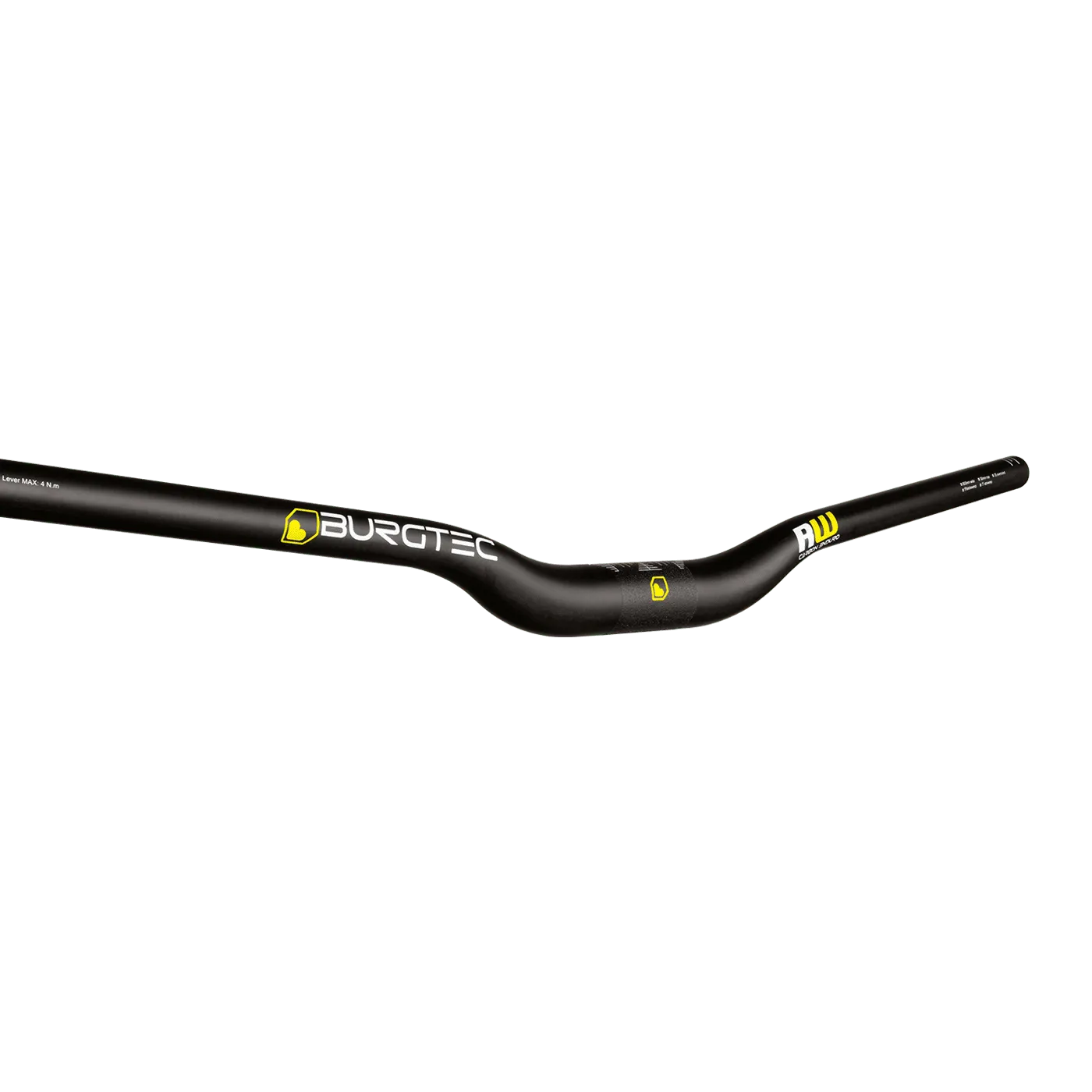 Guidon Burgtec RideWide Carbone