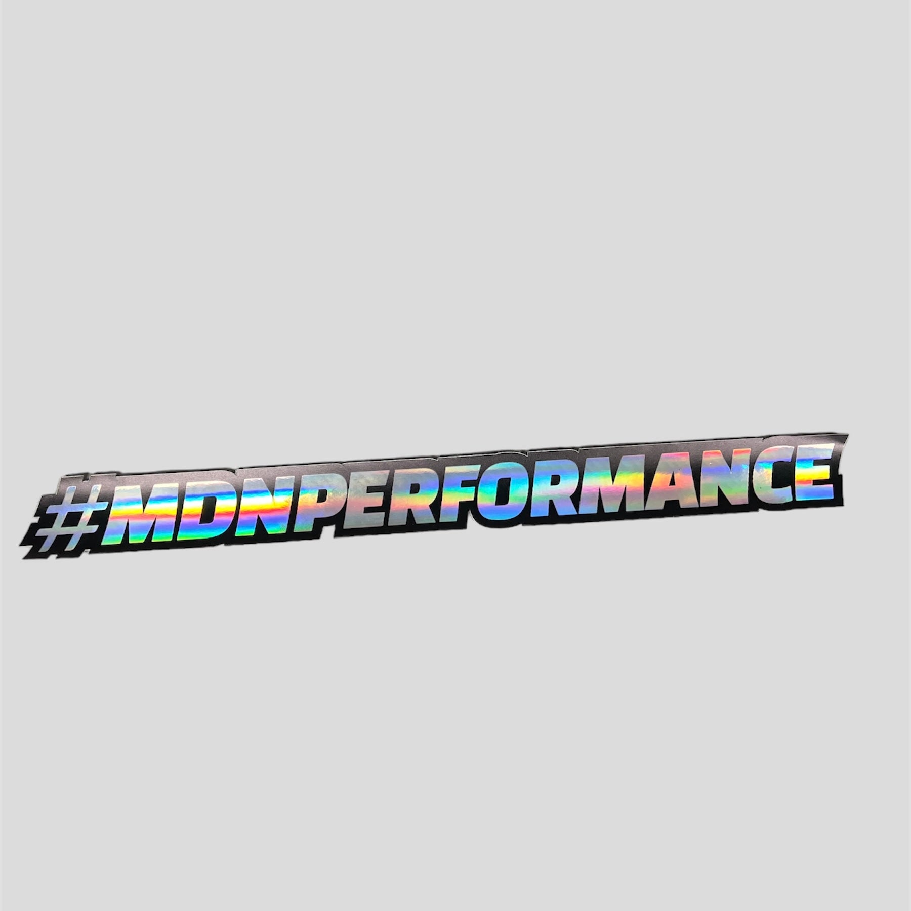 Stickers Holographique #MDNPERFORMANCE - Grand Format - MDN PERFORMANCE