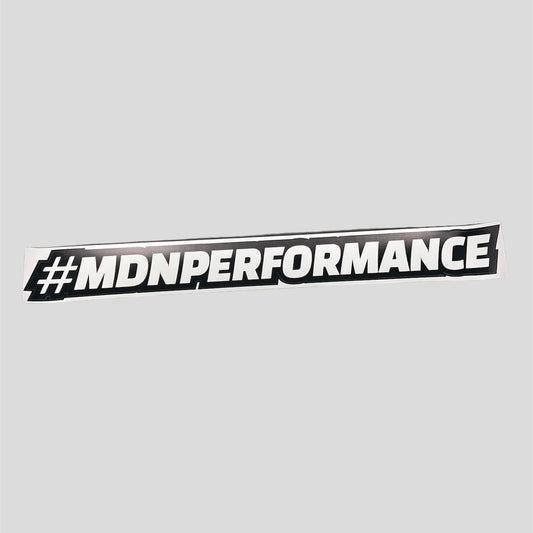 Stickers Blanc #MDNPERFORMANCE - Grand Format - MDN PERFORMANCE