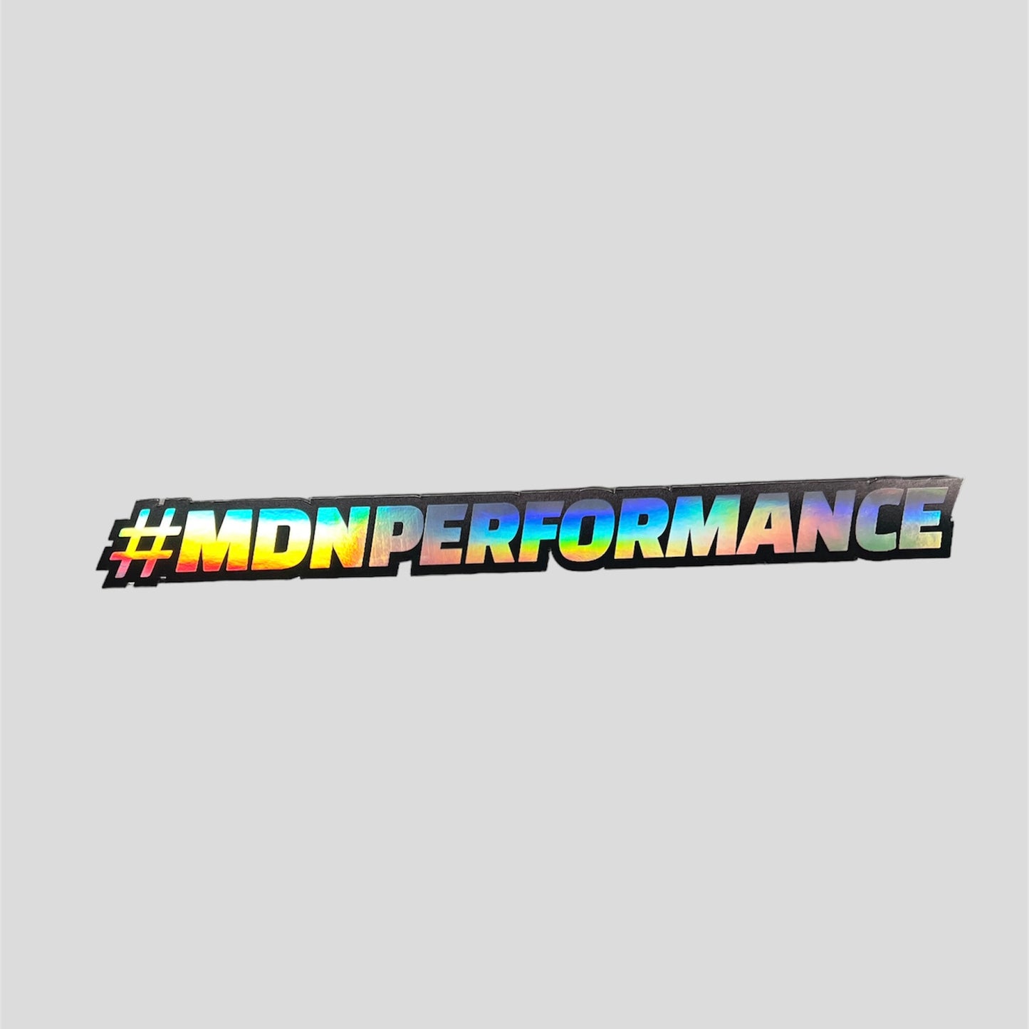 Stickers Holographique #MDNPERFORMANCE - Petit Format - MDN PERFORMANCE