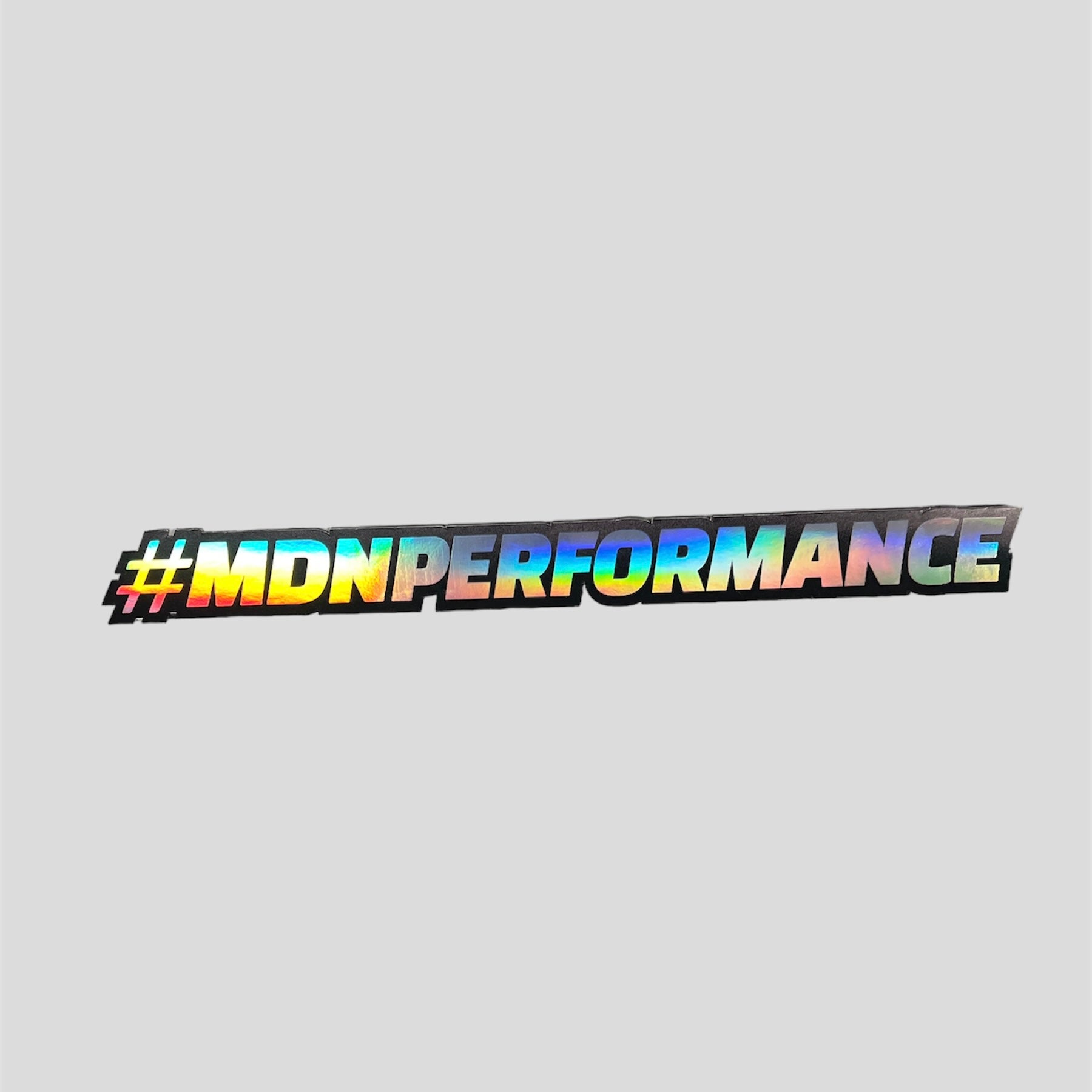 Stickers Holographique #MDNPERFORMANCE - Petit Format - MDN PERFORMANCE