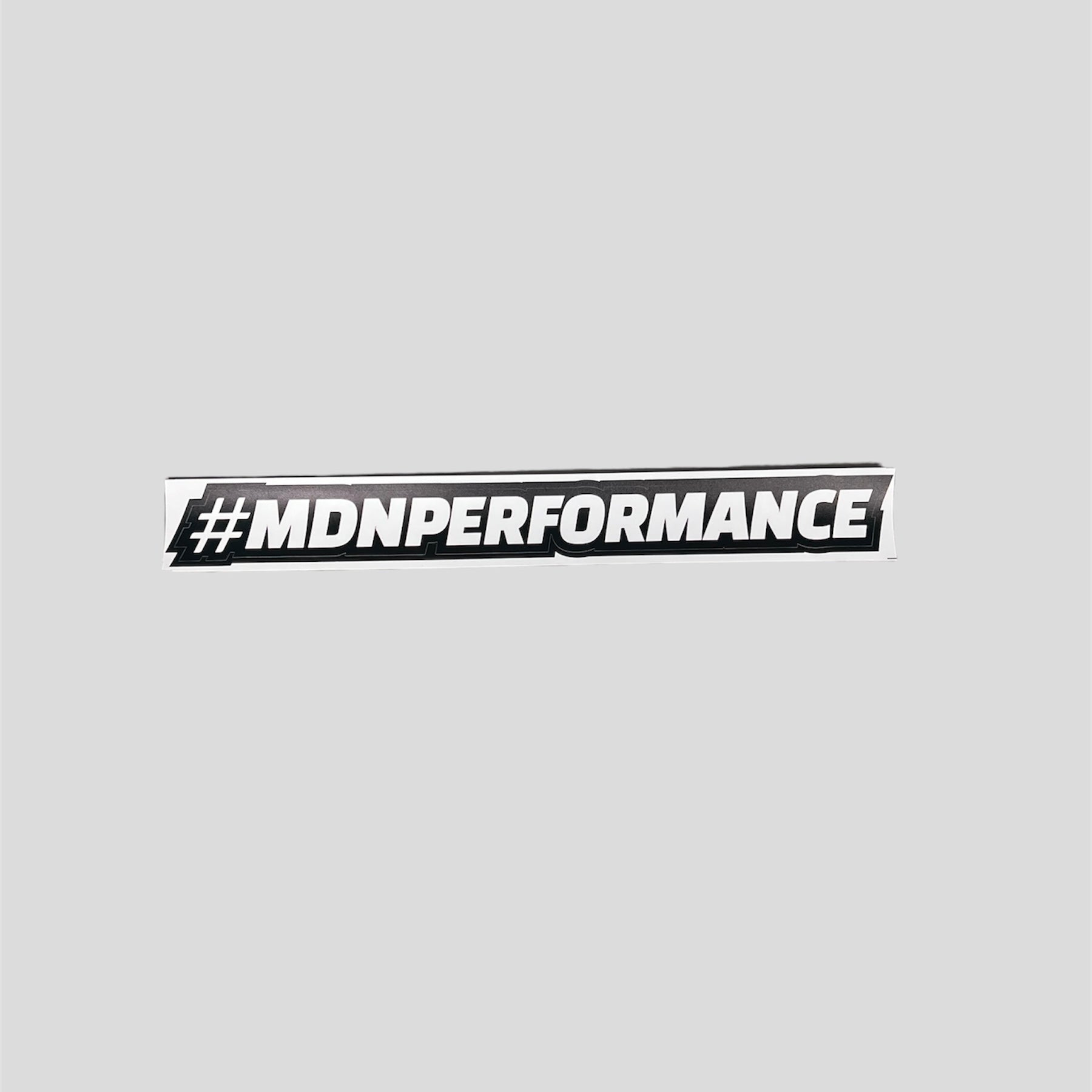 Stickers Blanc #MDNPERFORMANCE - Petit Format - MDN PERFORMANCE