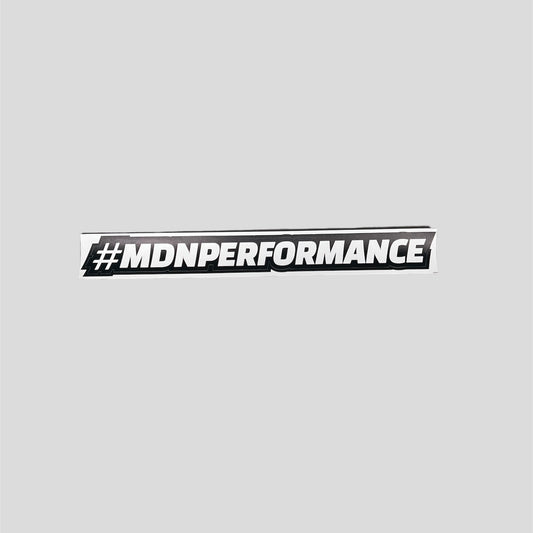 Stickers Blanc #MDNPERFORMANCE - Petit Format - MDN PERFORMANCE