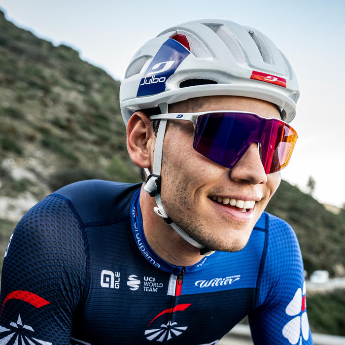 Lunettes Julbo Edge Spectron HD Groupama-FDJ Blanc - Bleu